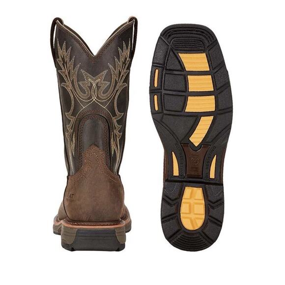 Ariat Mens Workhog Waterproof Soft Toe Western Boots 10017436 Size 11.5 EE Wide